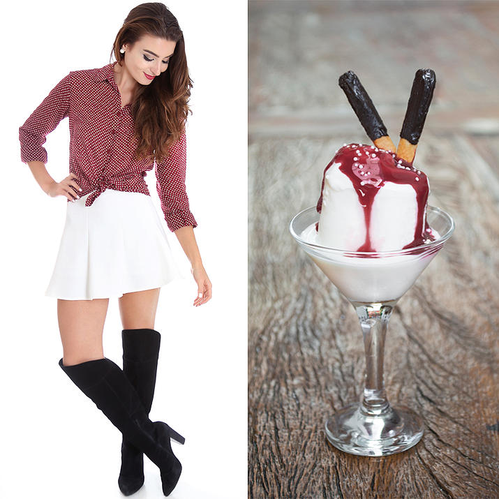 Fashion Food: Botas ‘Over The Knee’ x Frozen Iogurte