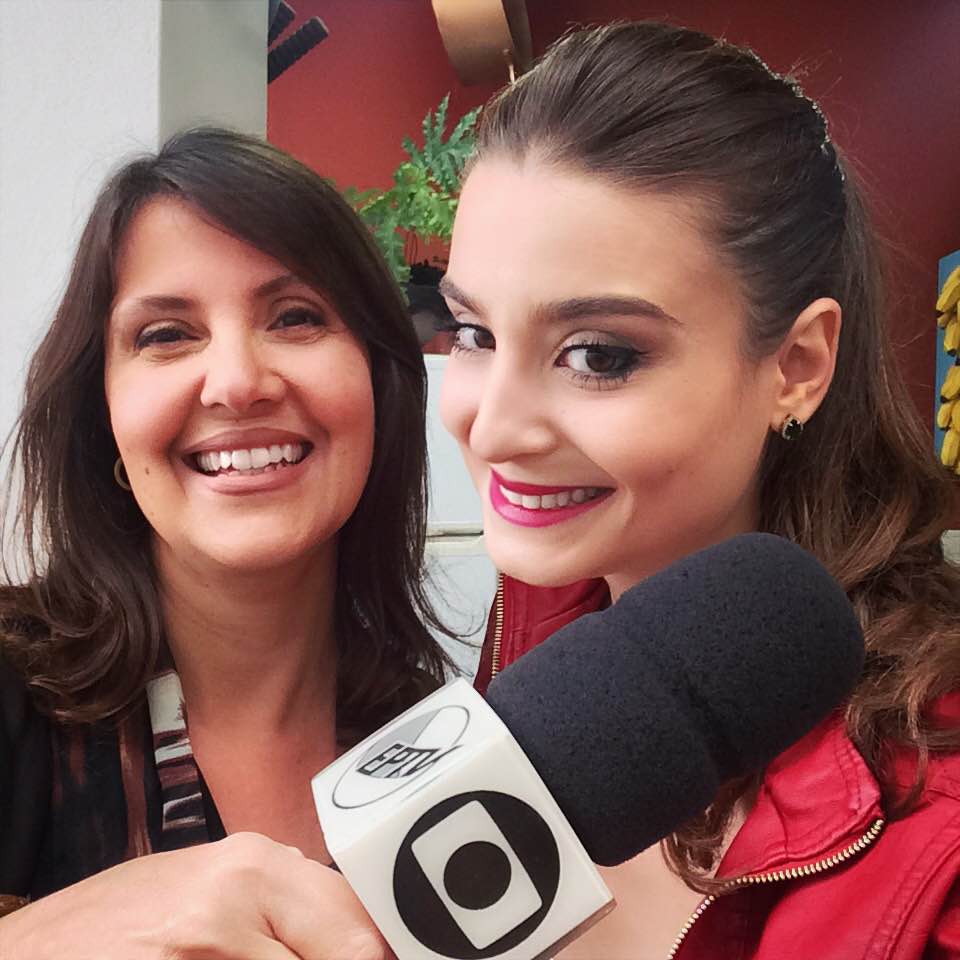 Gabi Rossi dá entrevista para EPTV, afiliada Rede Globo