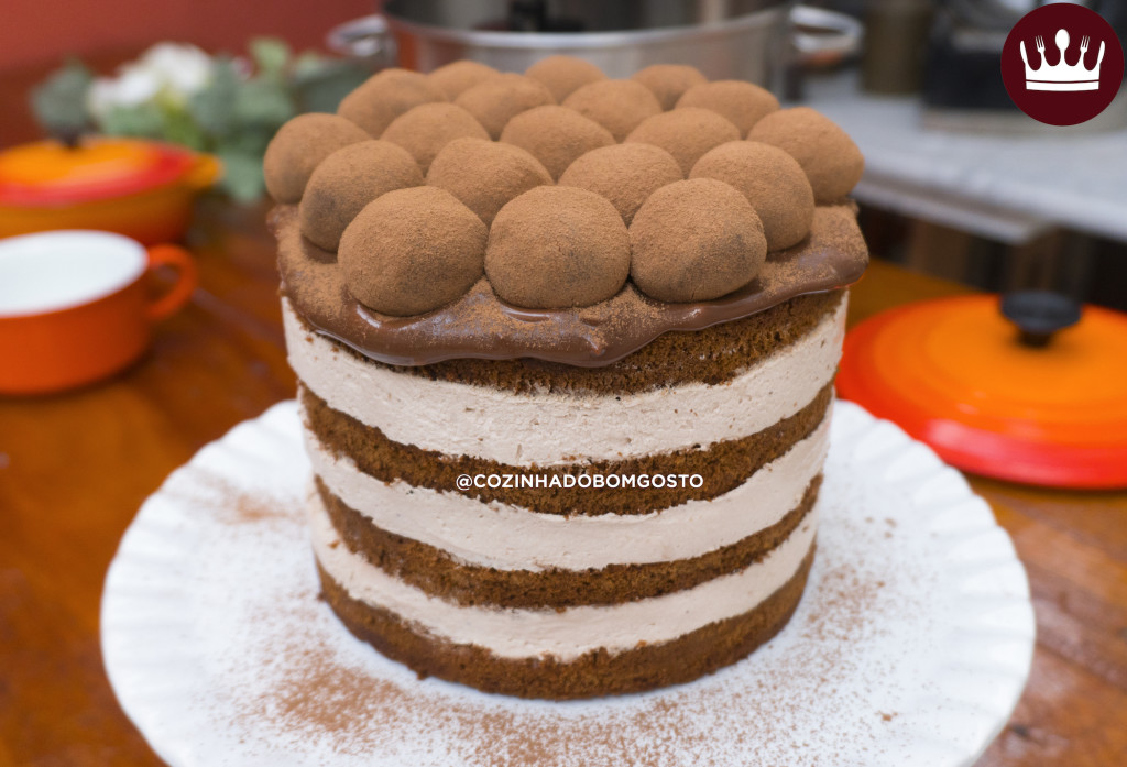 BOLO NAKED CAKE TRUFADO Cozinha Do Bom Gosto