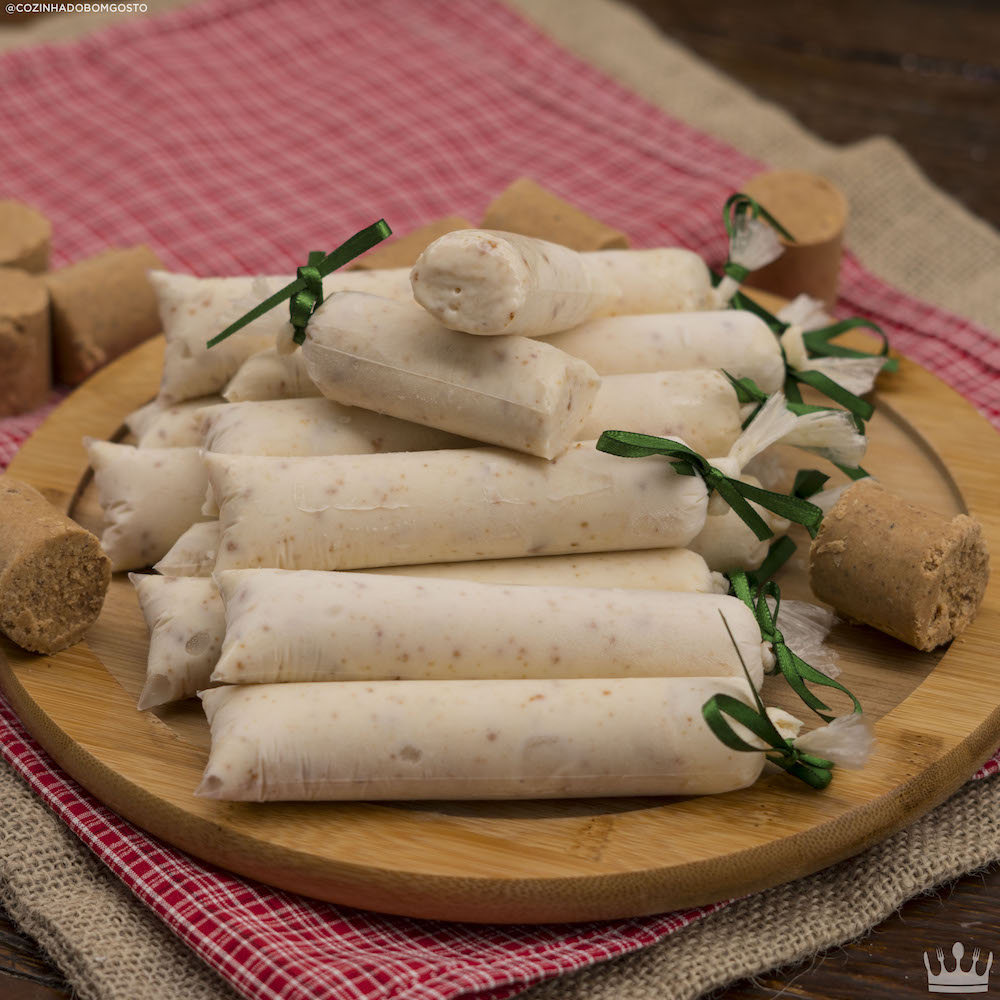 Geladinho de Paçoca (Sacolé Gourmet)